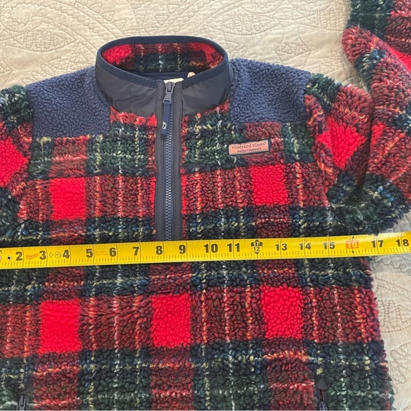 NWT Vineyard Vines kids size large (14) half zip fleece pull over. - Picture 4 of 7